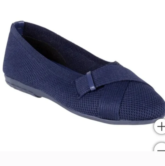 Gloria Vanderbilt DEBBIE Ladies' Flat Navy Blue NEW IN BOX - Picture 4 of 8